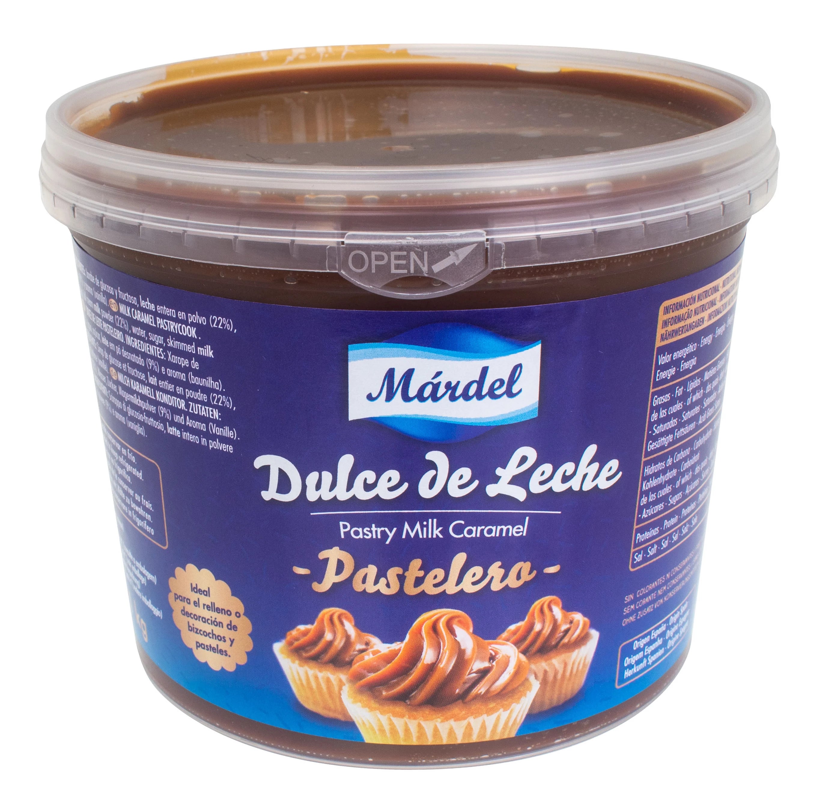 Bakestable Dulce de Leche Mardel 1kg jar