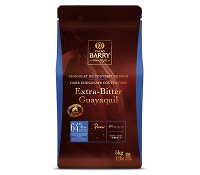 Cacao Barry Dark Chocolate; Extra-Bitter Guayaquil 5 Kg