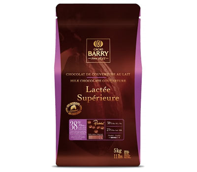 Cacao Barry Milk Chocolate; Lactee Superieure 5 Kg