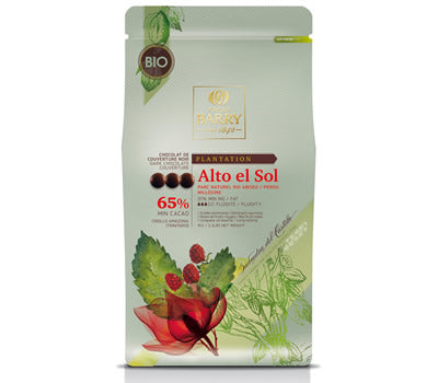 Cacao Barry Plantation Organic Dark Chocolate; Alto el Sol; Peruvian 1 Kg