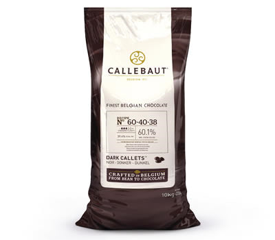 Callebaut Dark Chocolate; Dark and Bitter 10 Kg