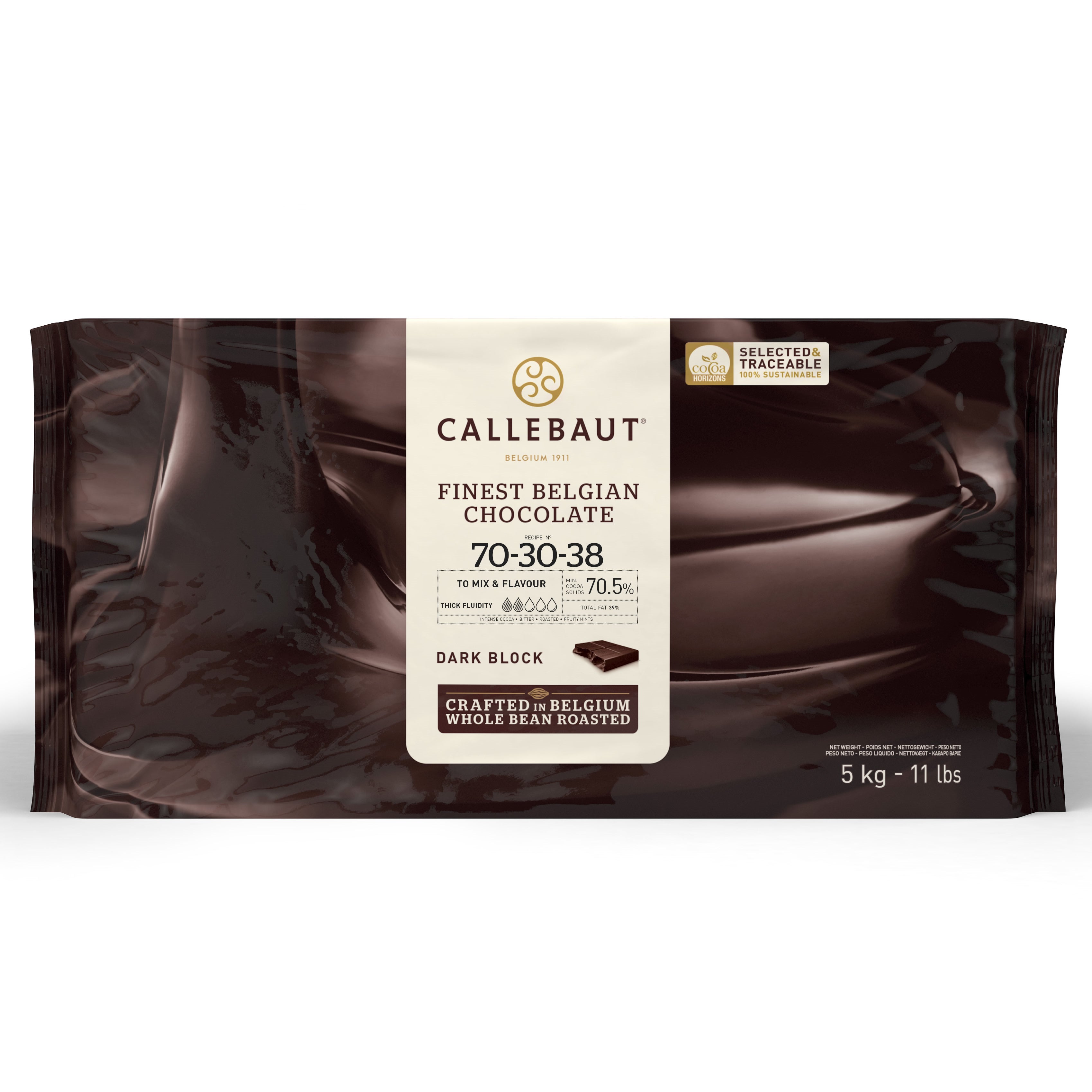 Callebaut Dark Chocolate; Very Bitter 5 Kg