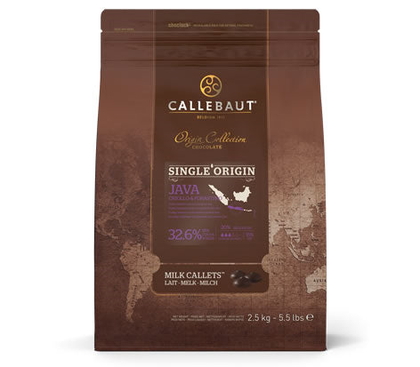 Callebaut Origin Milk Chocolate; Java 2.5 Kg