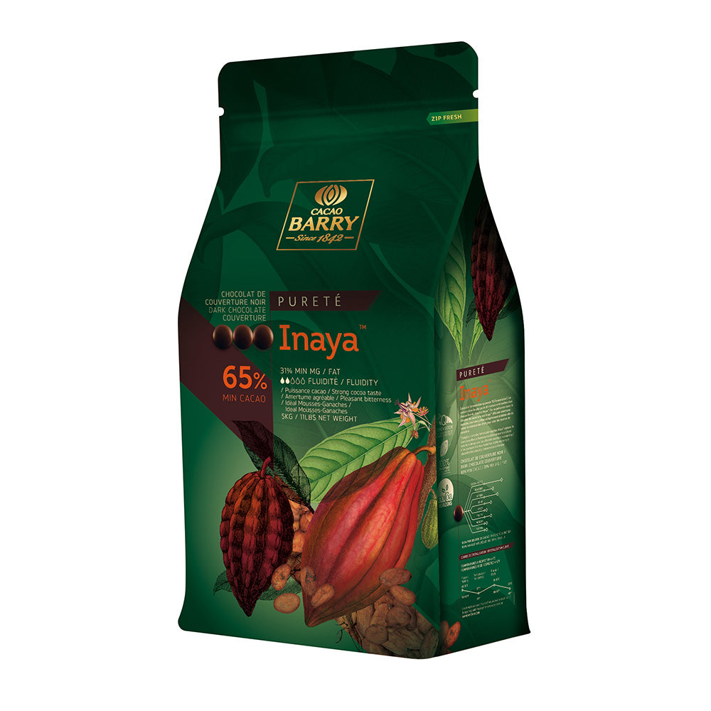 Cacao Barry Dark Chocolate; Inaya 5 Kg