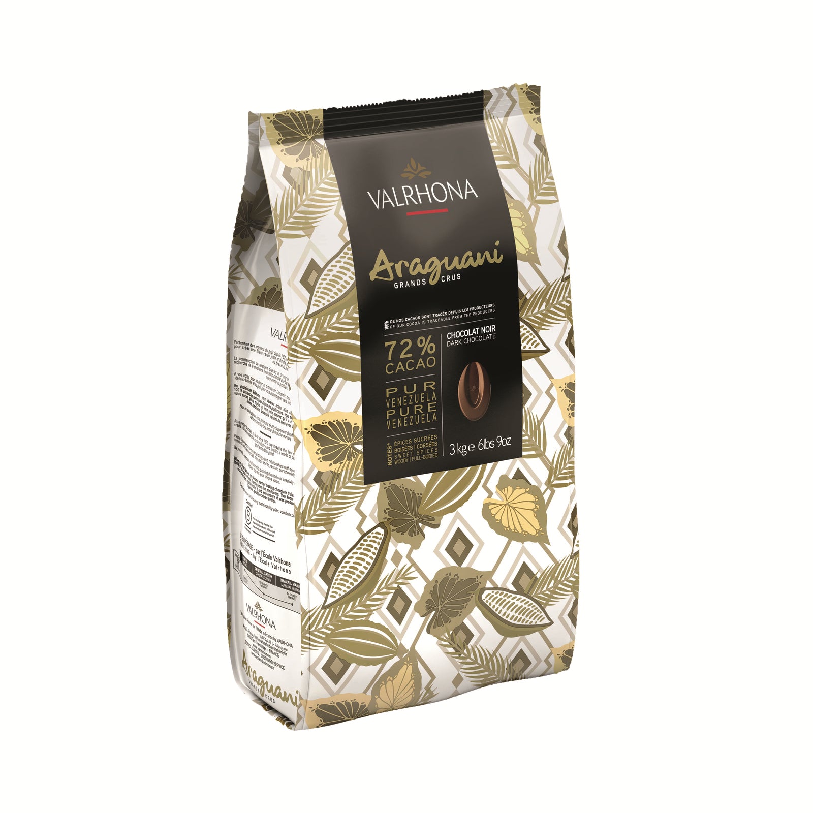 Valrhona Grand Cru Dark Chocolate; Araguani 3 KG