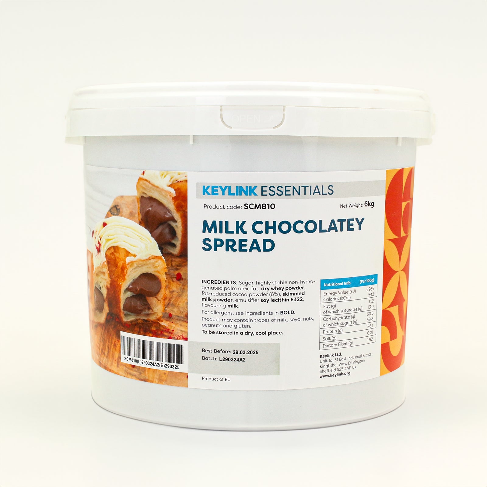 Milk Chocolatey Spread 6kg