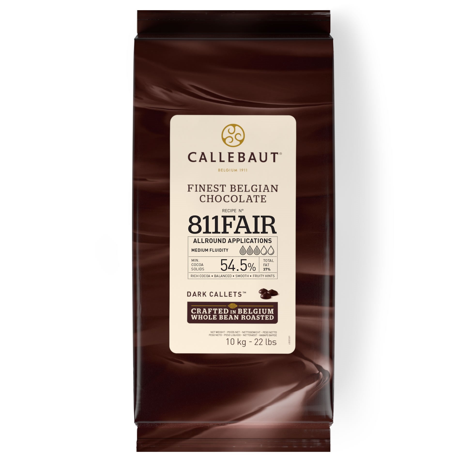 Callebaut Fairtrade Dark Chocolate; 811 10 Kg