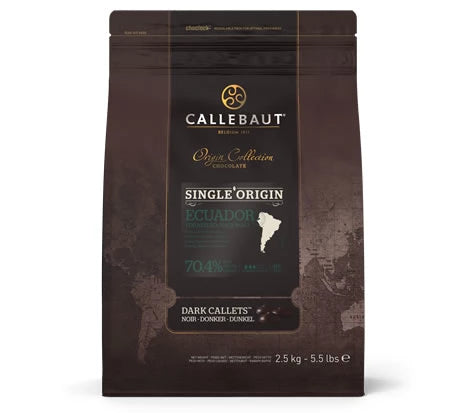 Callebaut Origin Chocolate; Dark; Ecuador 2.5 Kg