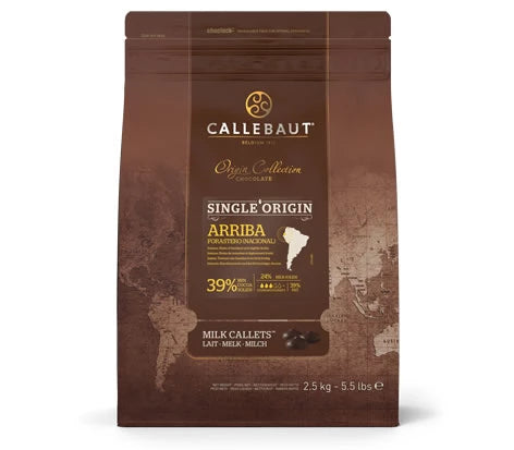 Callebaut Origin Milk Chocolate; Arriba 2.5 Kg